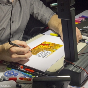 20181119c-aster_performing_live_cartoons